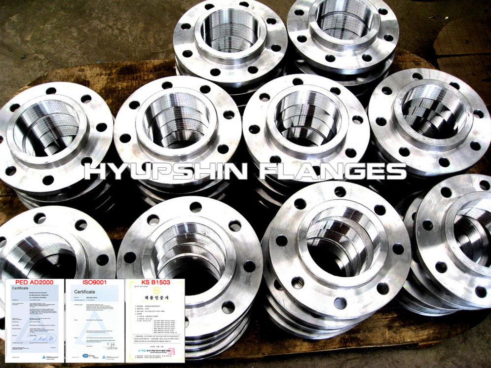 Sell slip on boss flanges welding neck flanges SORF WNRF flanges threaded screwed flanges
